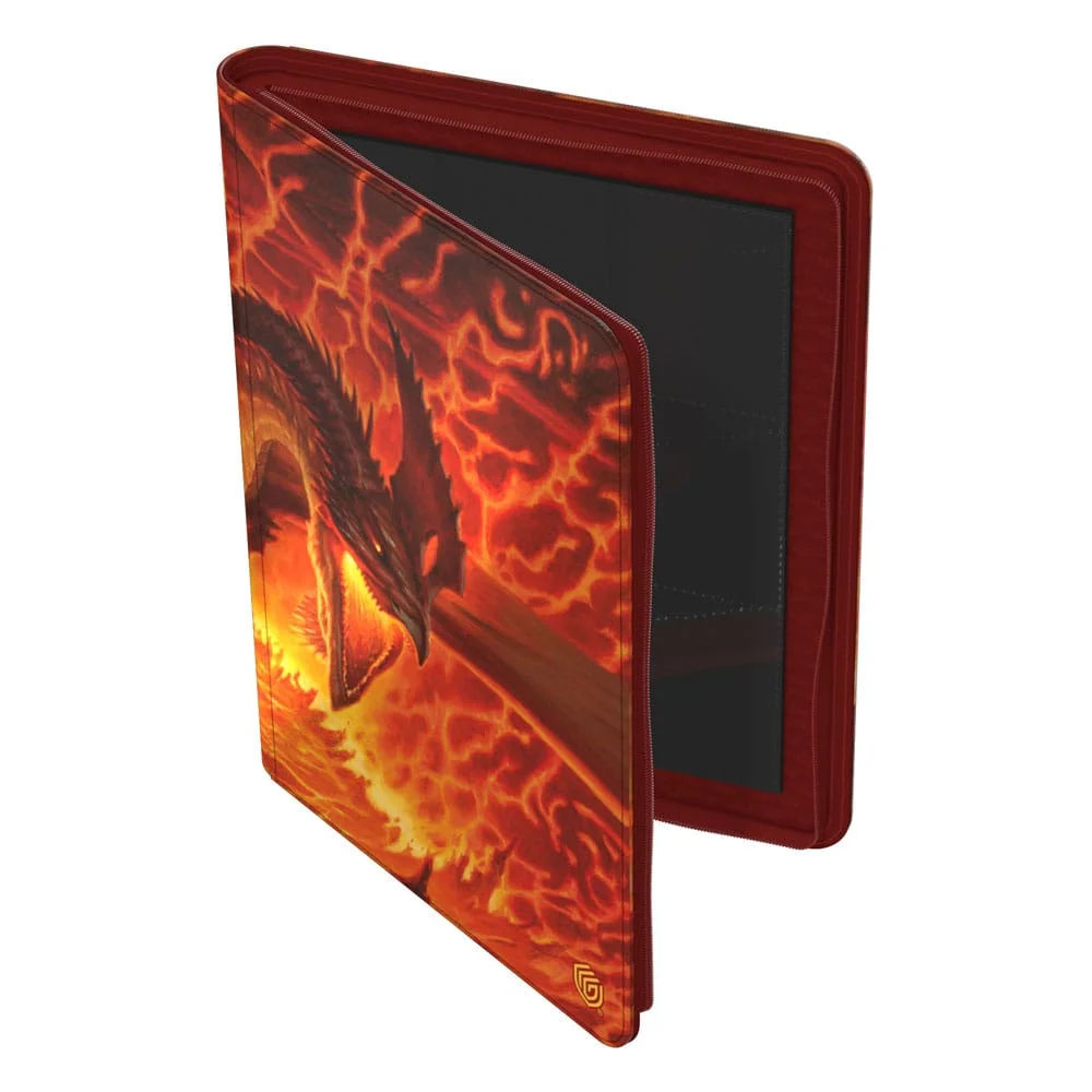 Ultimate Guard Zipfolio 18-Pocket Xenoskin (360 double-sleeved cards) Magic: The Gathering "Tarkir: Dragonstorm" - Magmatic Hellkite